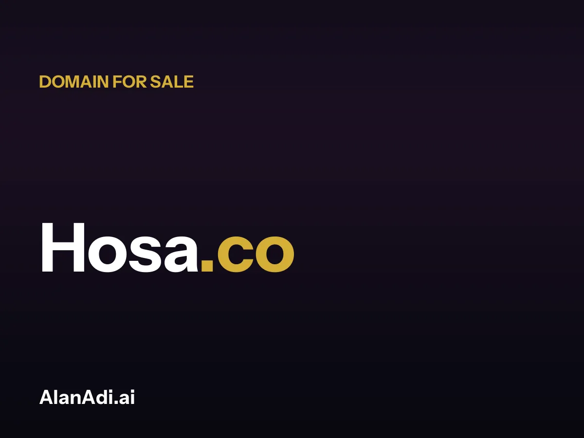 Hosa.co domain for sale