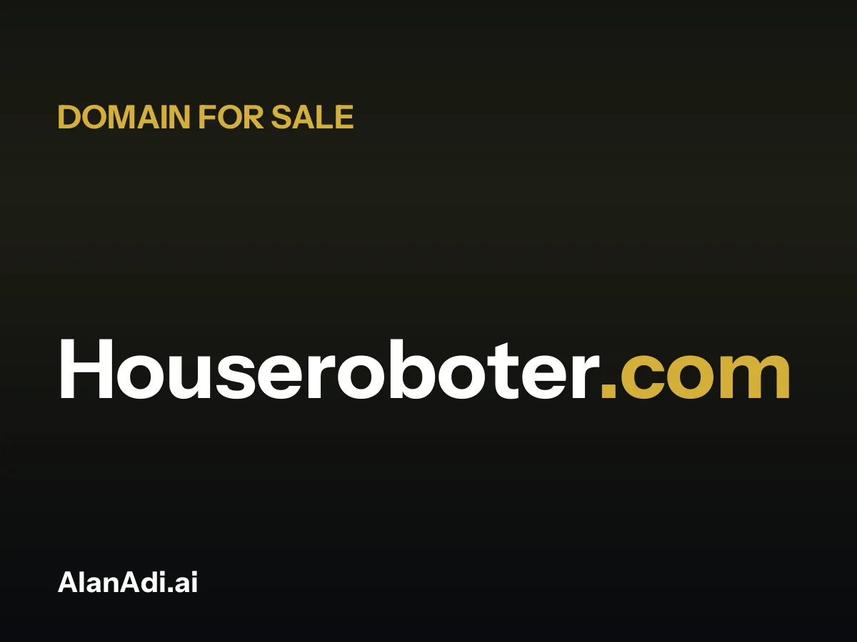 Houseroboter.com for sale, house roboter domain name