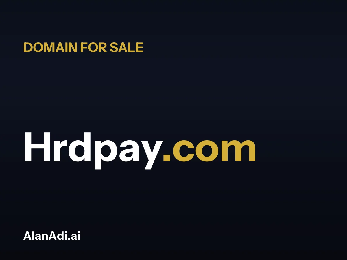Hrdpay.com for sale, hrd pay domain name