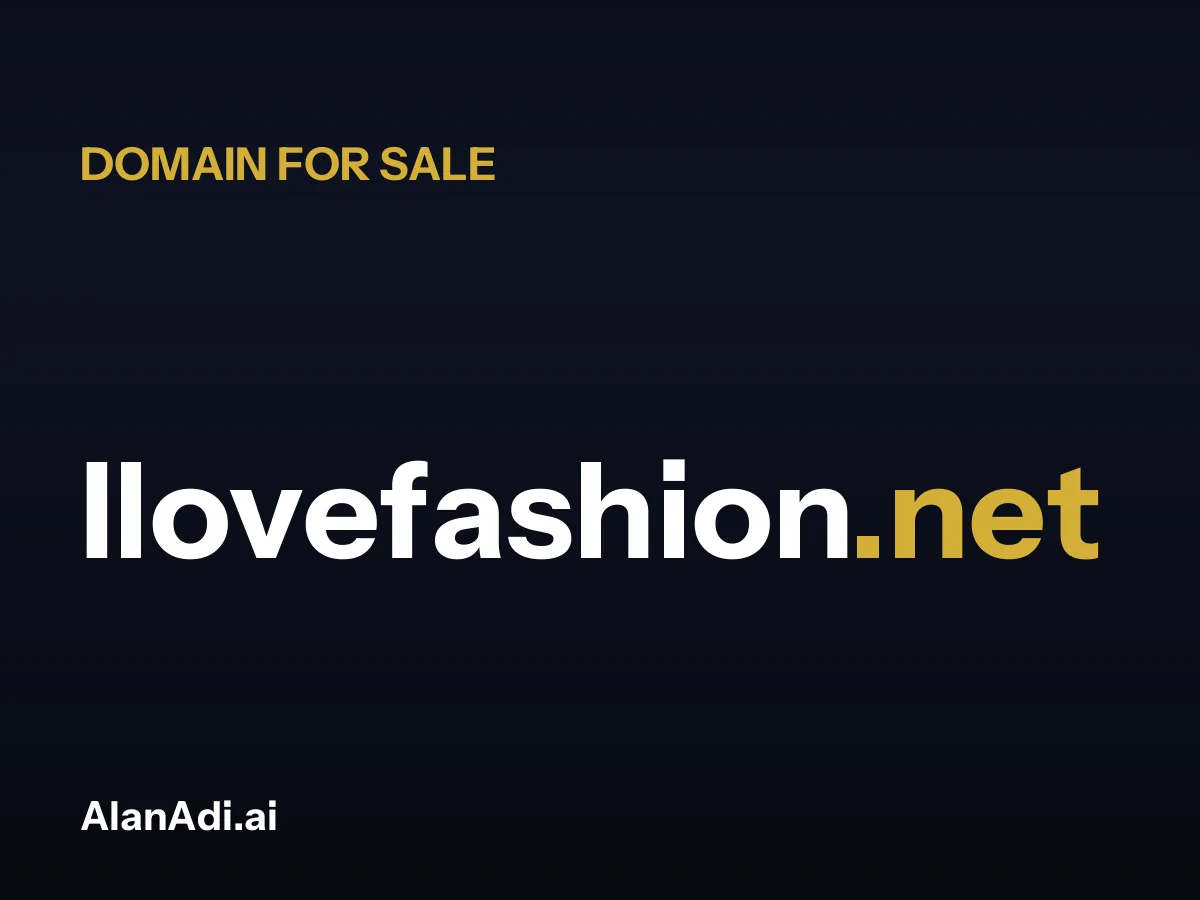 Ilovefashion.net for sale, i love fashion domain name
