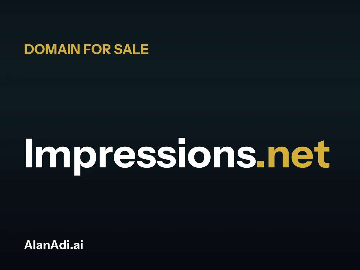 Impressions.net domain name for sale