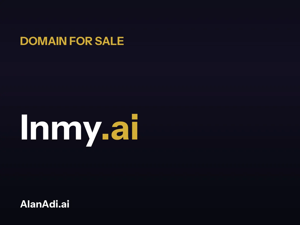 Inmy.ai domain name for sale