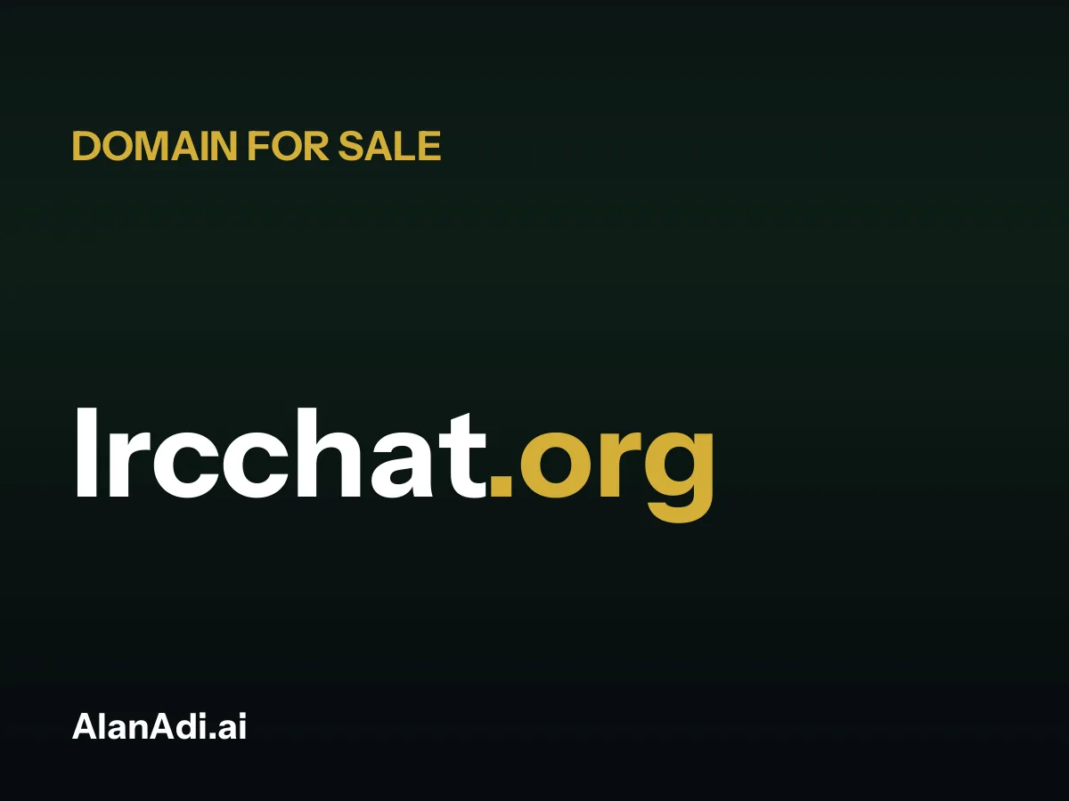 Ircchat.org for sale, irc chat domain name
