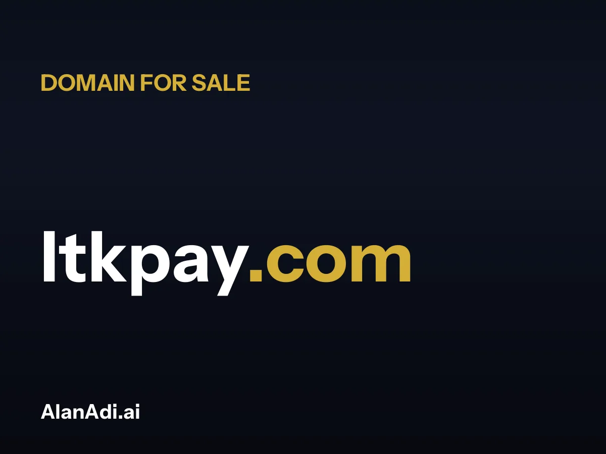 Itkpay.com for sale, itk pay domain name