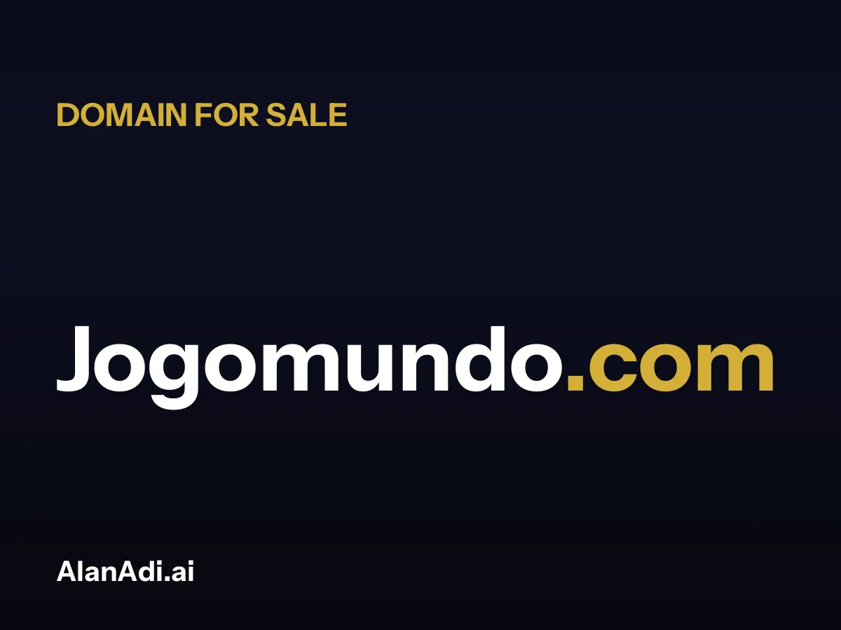 Jogomundo.com domain name for sale