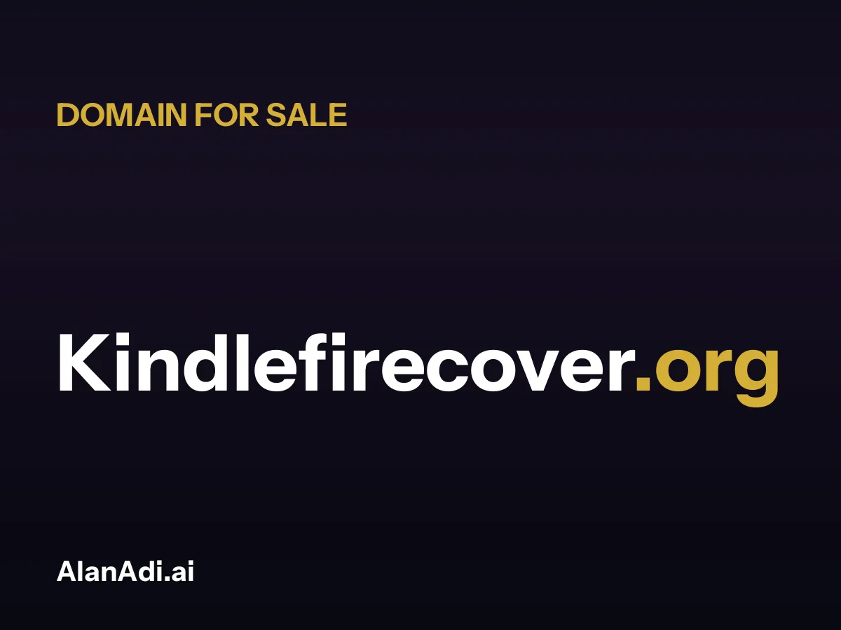 Kindlefirecover.org for sale, kindle fire cover domain name