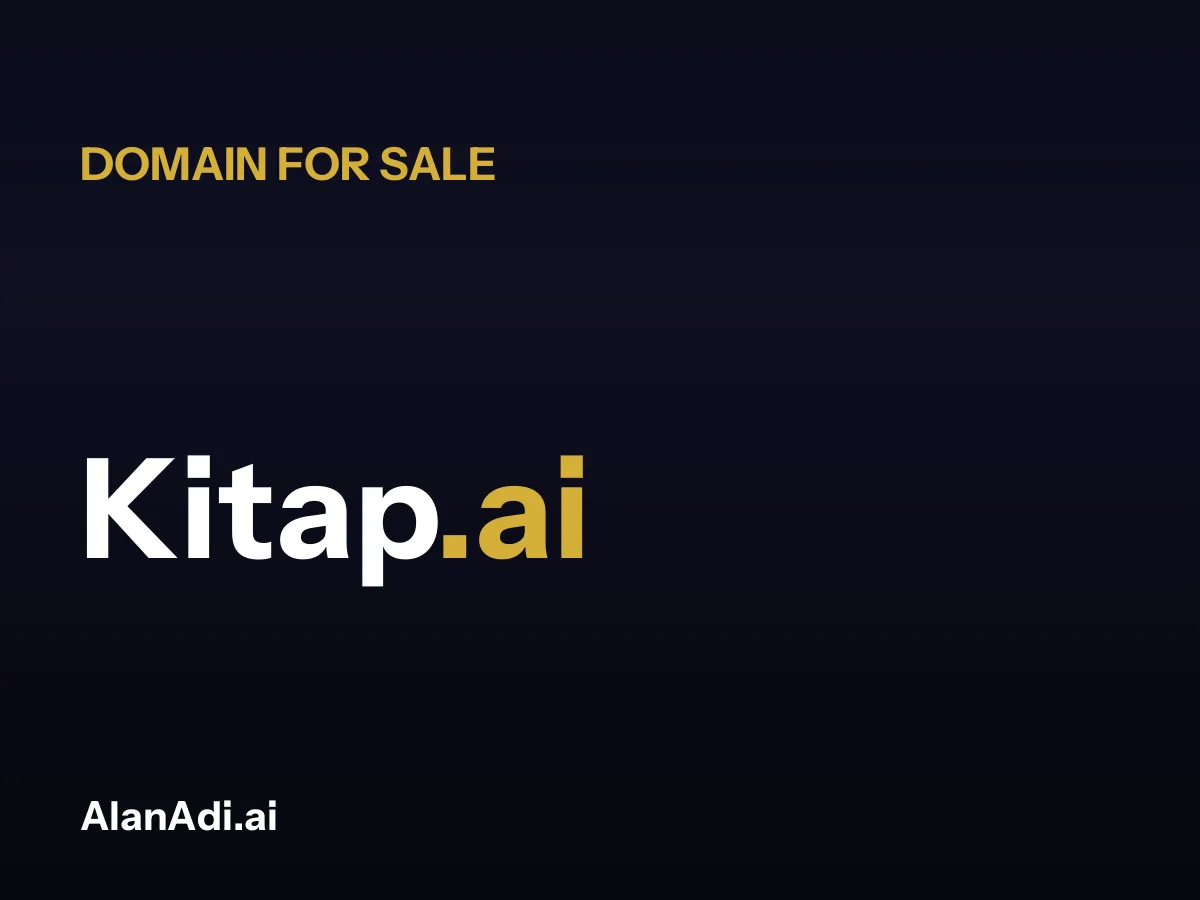Kitap.ai domain name for sale