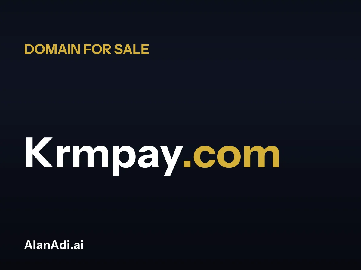 Krmpay.com for sale, krm pay domain name