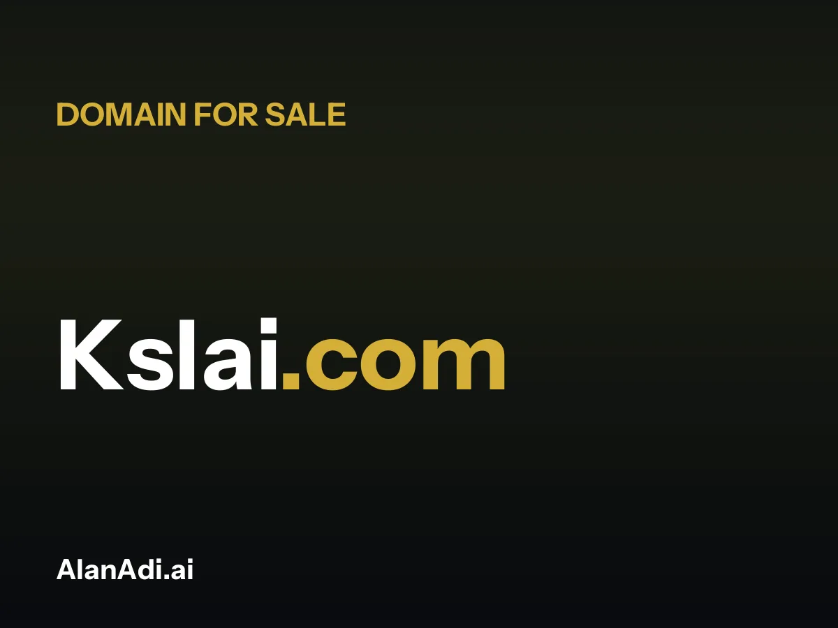 Kslai.com domain name for sale