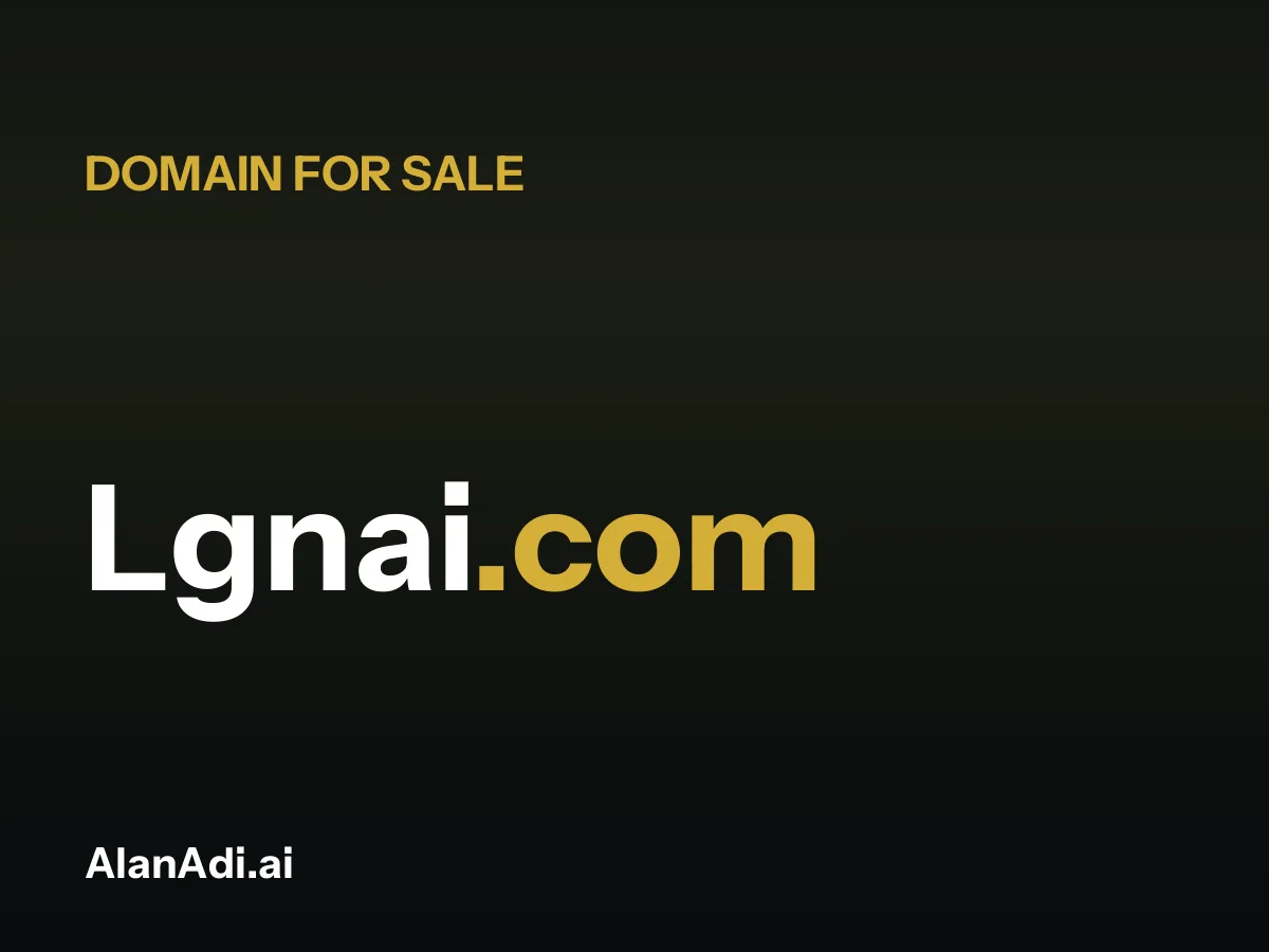 Lgnai.com domain name for sale