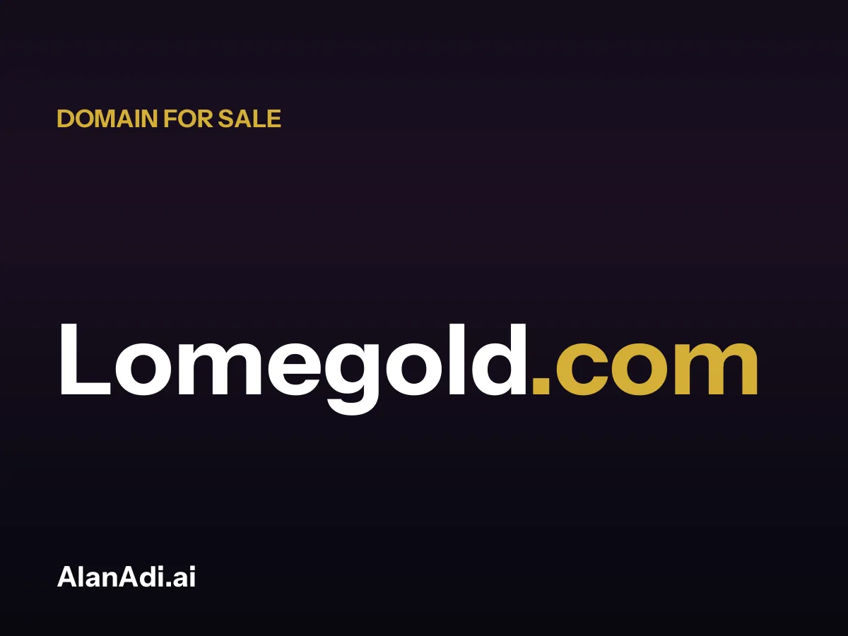lome gold — Lomegold.com domain for sale