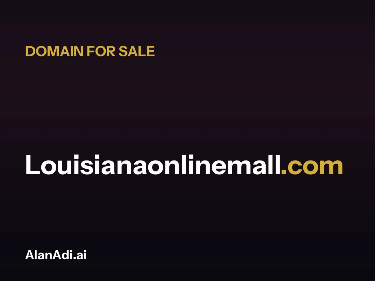 Louisianaonlinemall.com for sale, louisiana online mall domain name