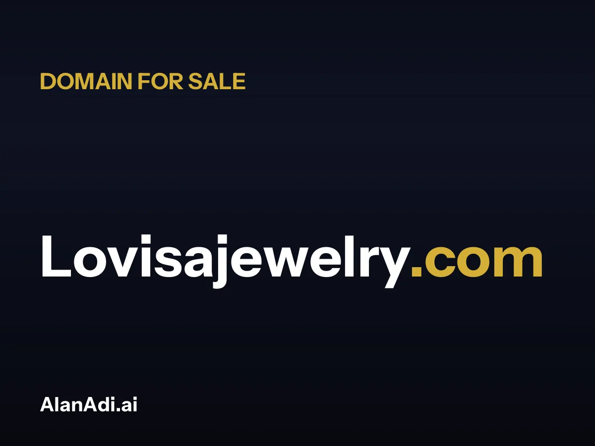 Lovisajewelry.com for sale, lovisa jewelry domain name