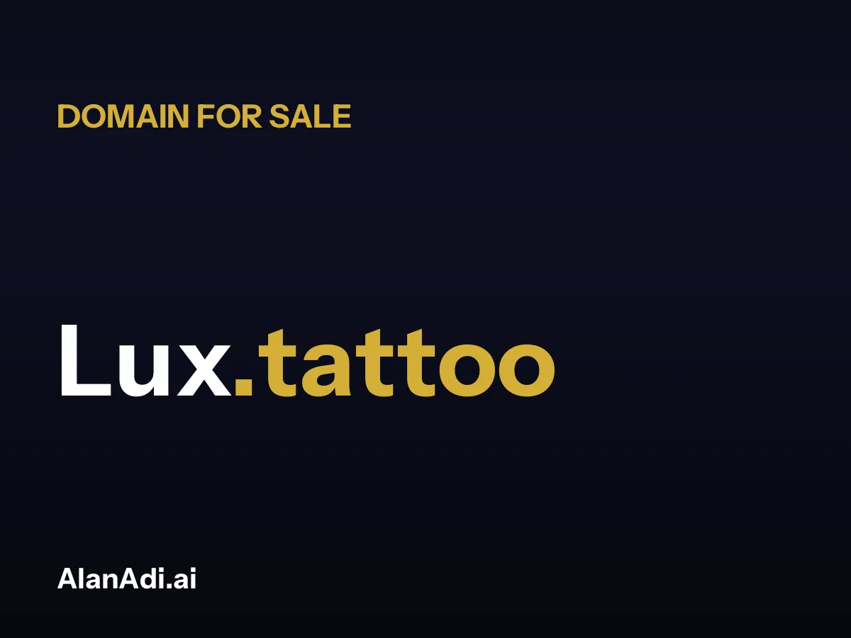 Lux.tattoo domain name for sale
