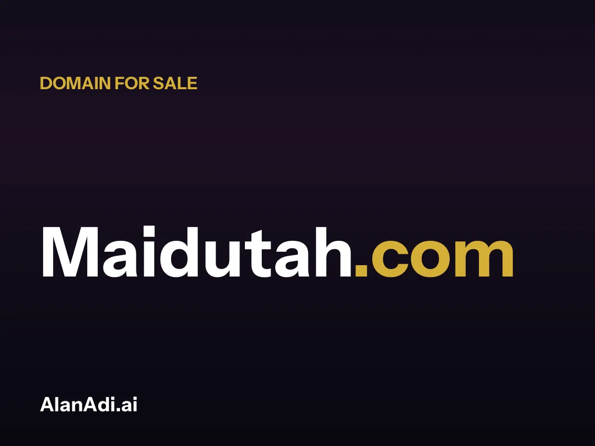 maid utah — Maidutah.com domain for sale