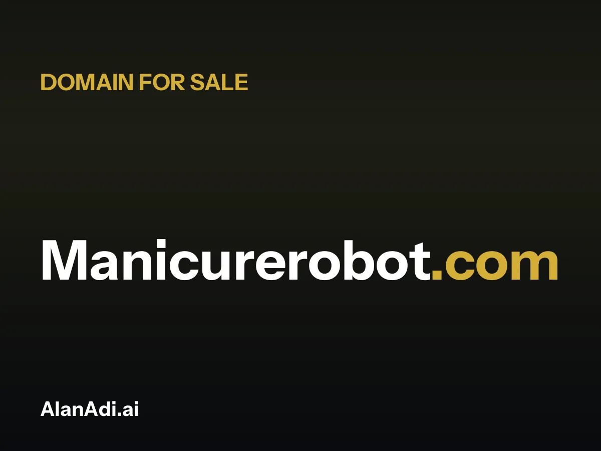Manicurerobot.com for sale, manicure robot domain name