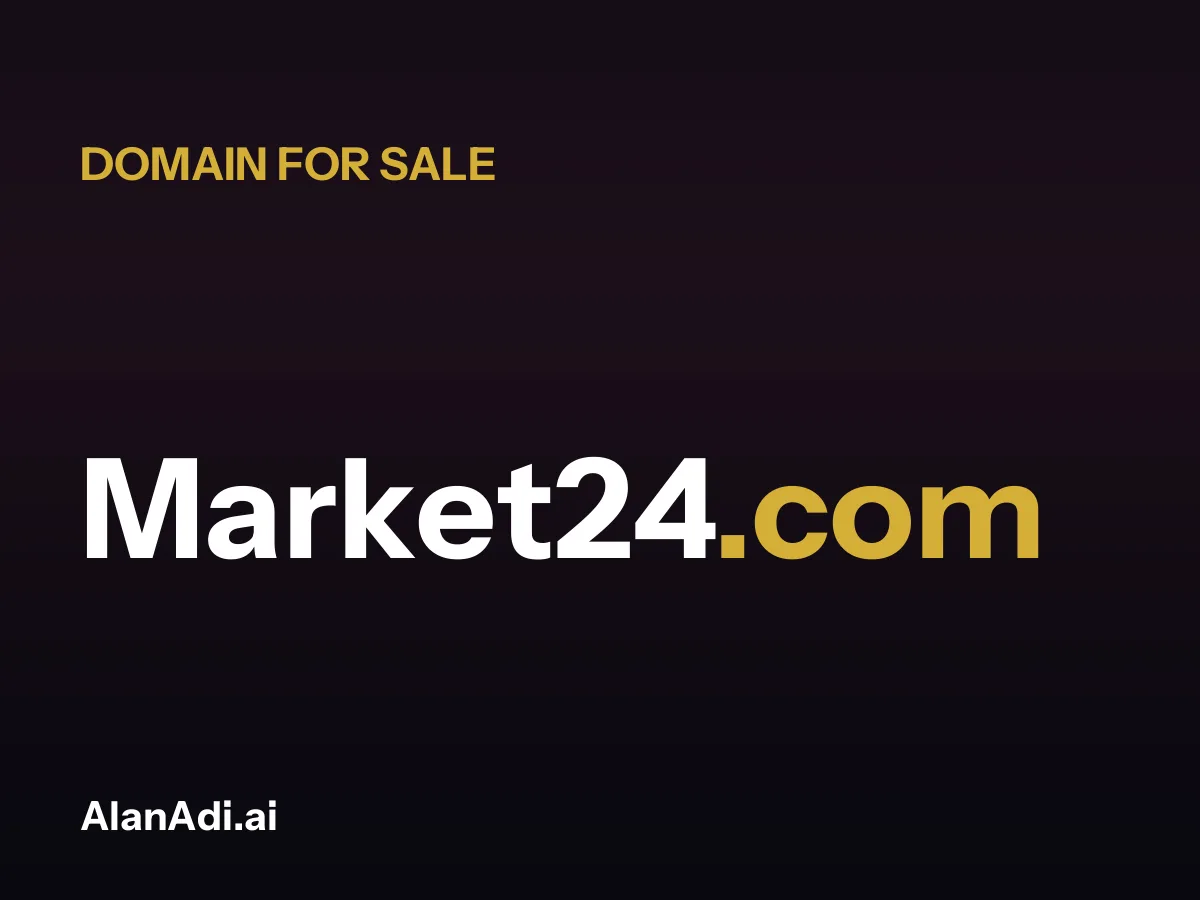 Market24.com for sale, market 24 domain name