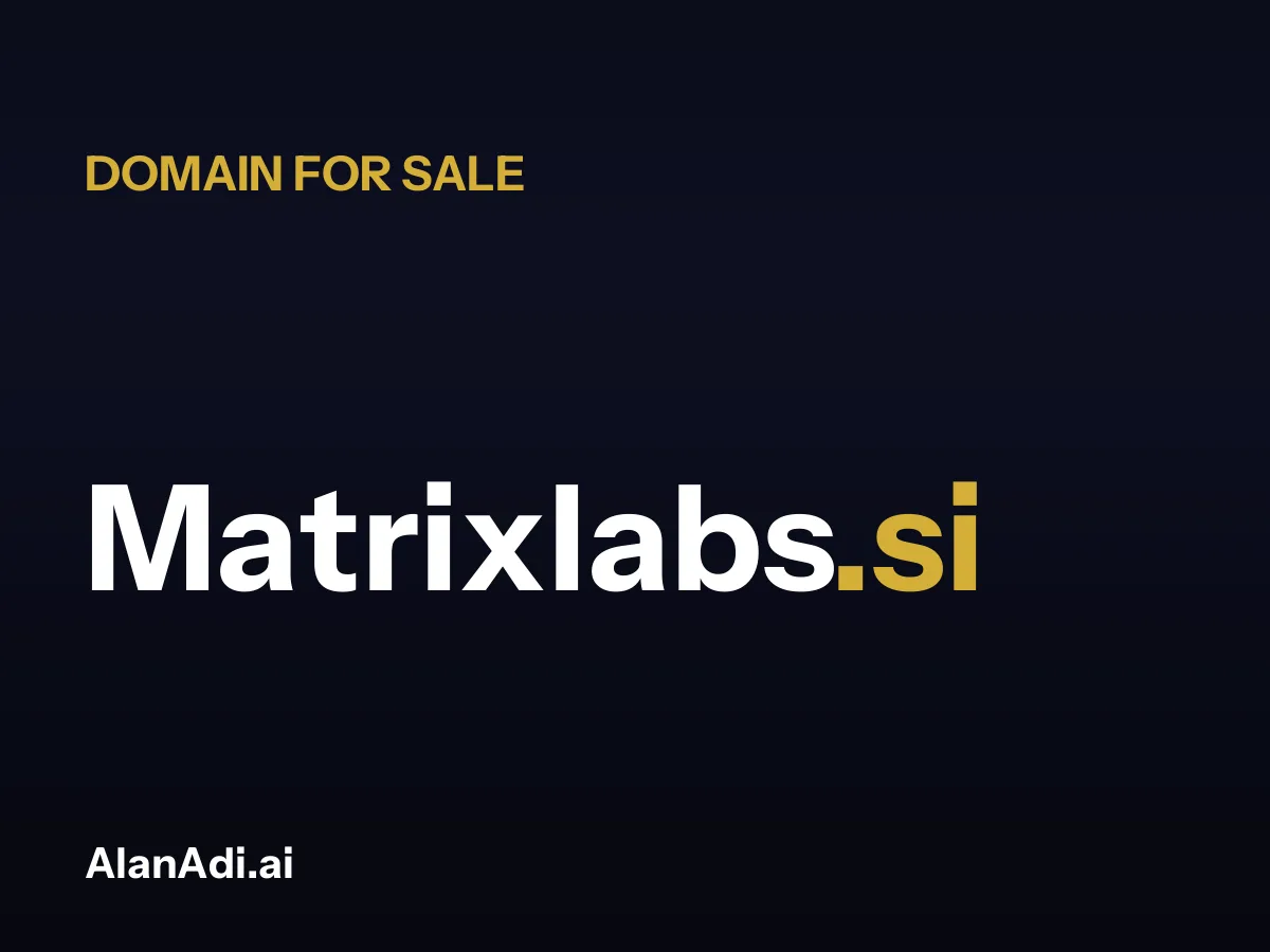 Matrixlabs.si domain name for sale