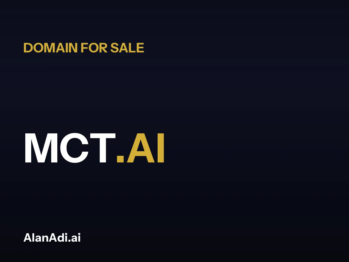 MCT.AI domain name for sale