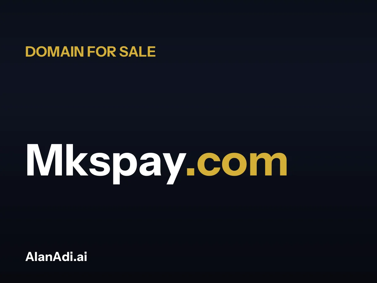 Mkspay.com for sale, mks pay domain name