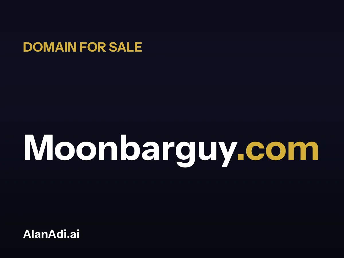 Moonbarguy.com domain name for sale