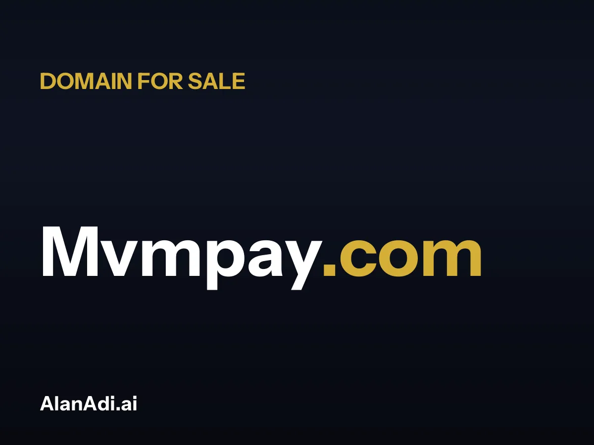 Mvmpay.com for sale, mvm pay domain name