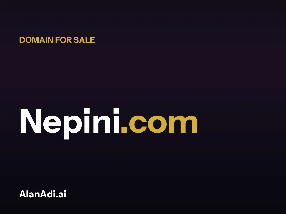 Nepini.com domain for sale
