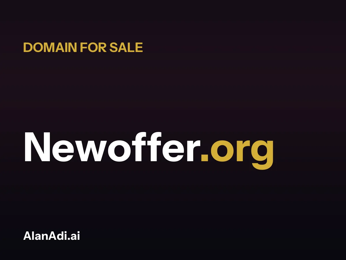Newoffer.org for sale, new offer domain name