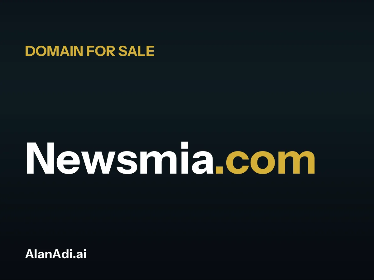 Newsmia.com for sale, news mia domain name