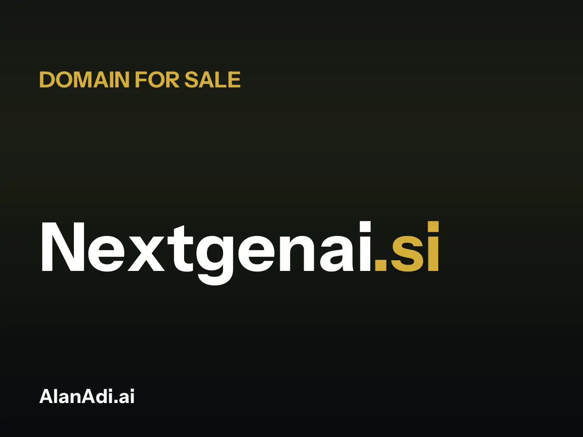 Nextgenai.si domain name for sale