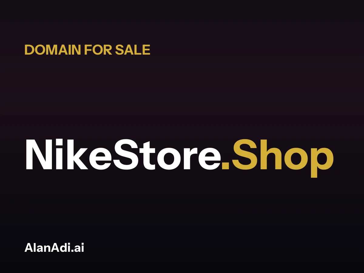 NikeStore.Shop for sale, nike store domain name