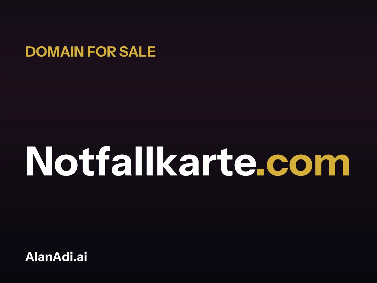 Notfallkarte.com domain name for sale