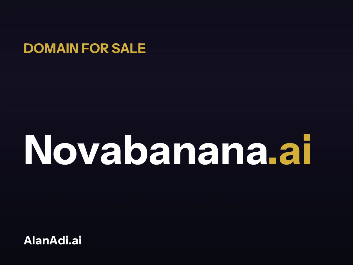 Novabanana.ai domain name for sale
