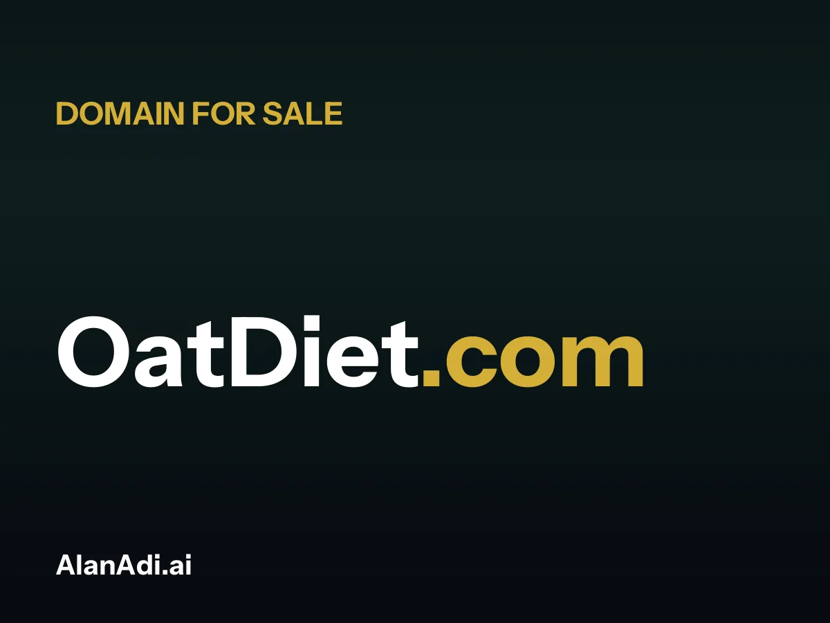 OatDiet.com for sale, oat diet domain name