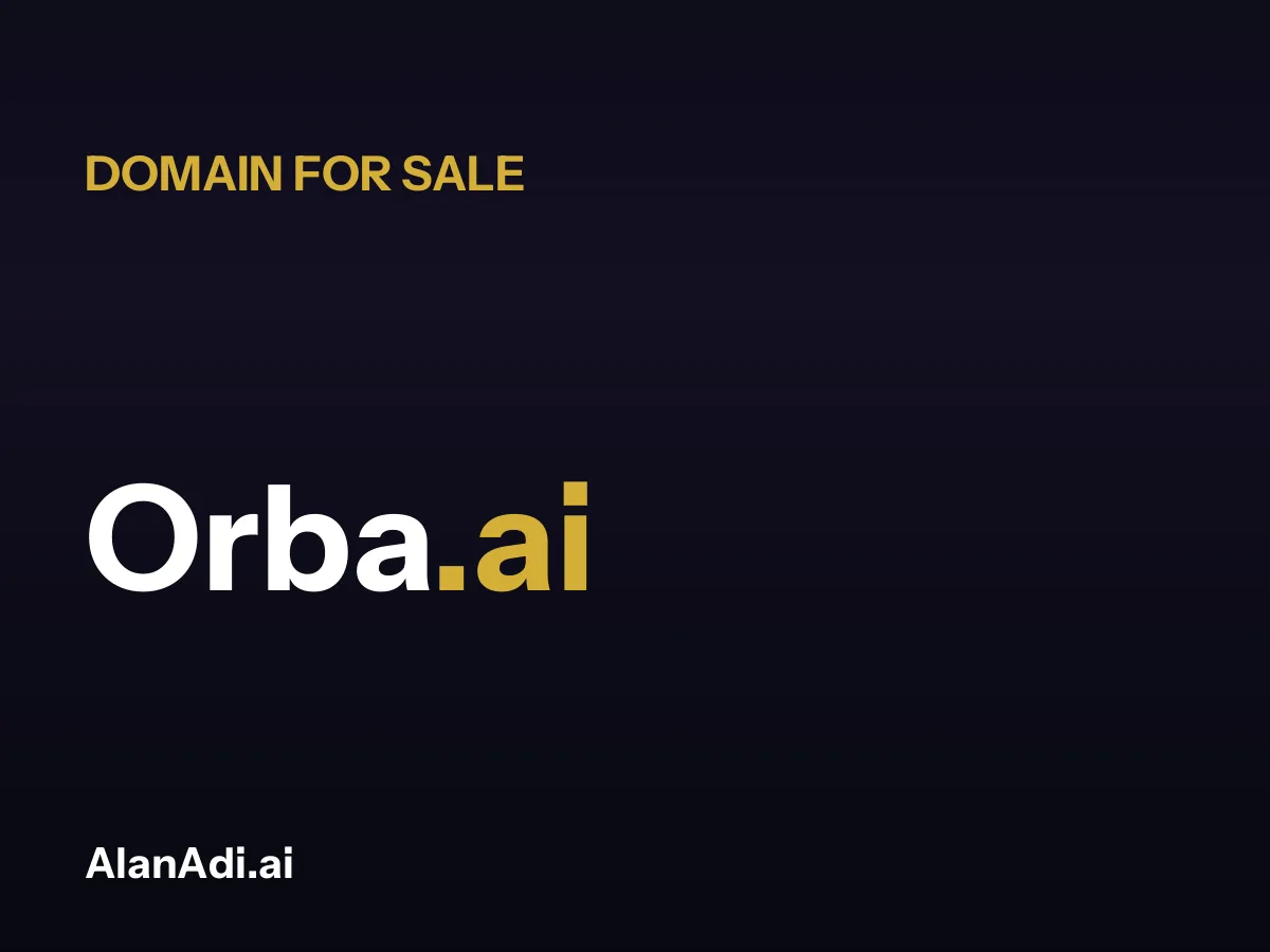Orba.ai domain name for sale