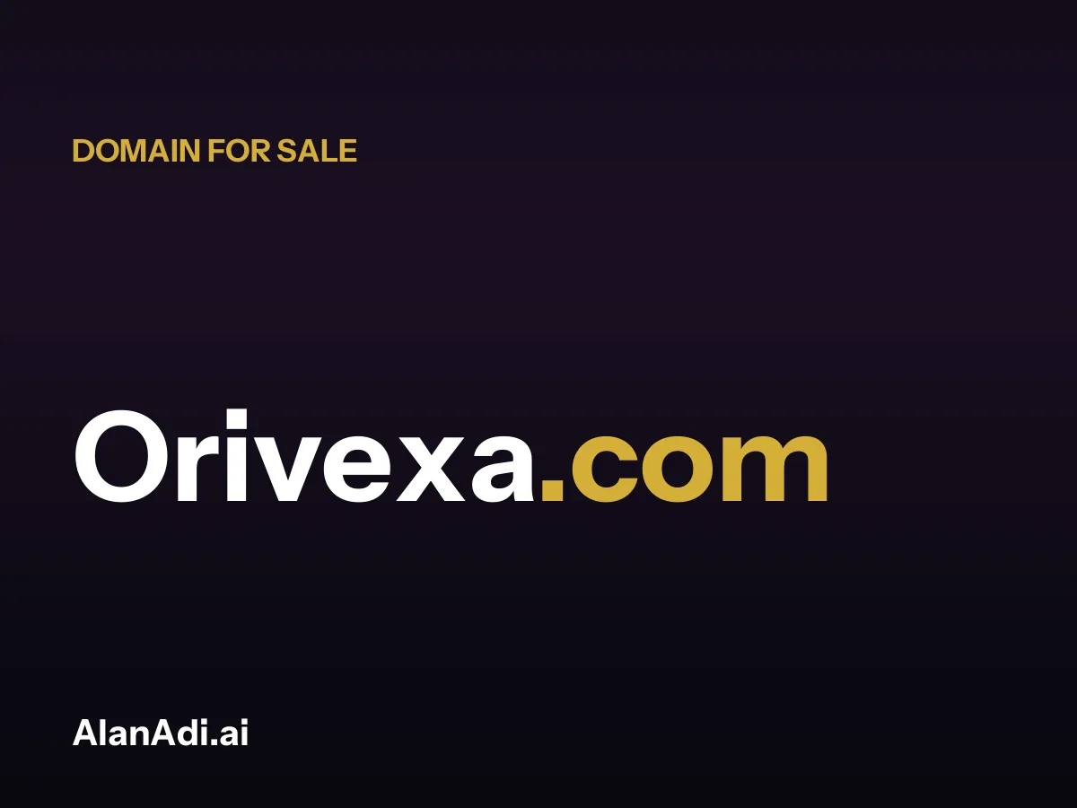 Orivexa.com domain for sale