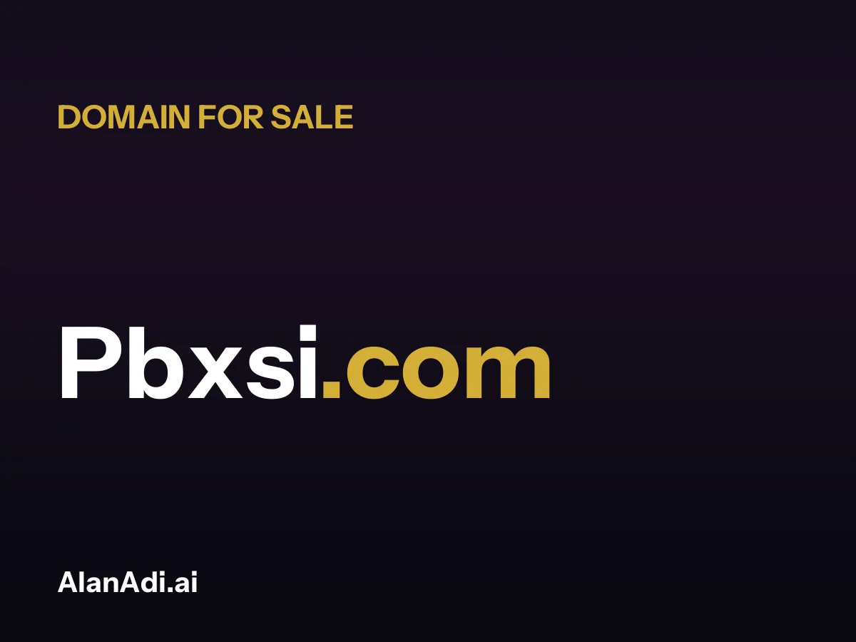 Pbxsi.com domain name for sale