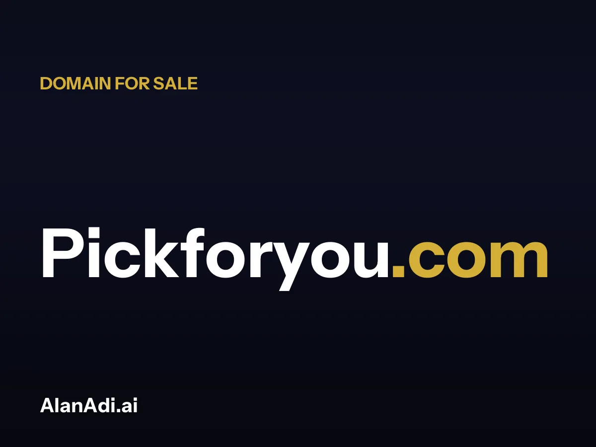 Pickforyou.com domain for sale