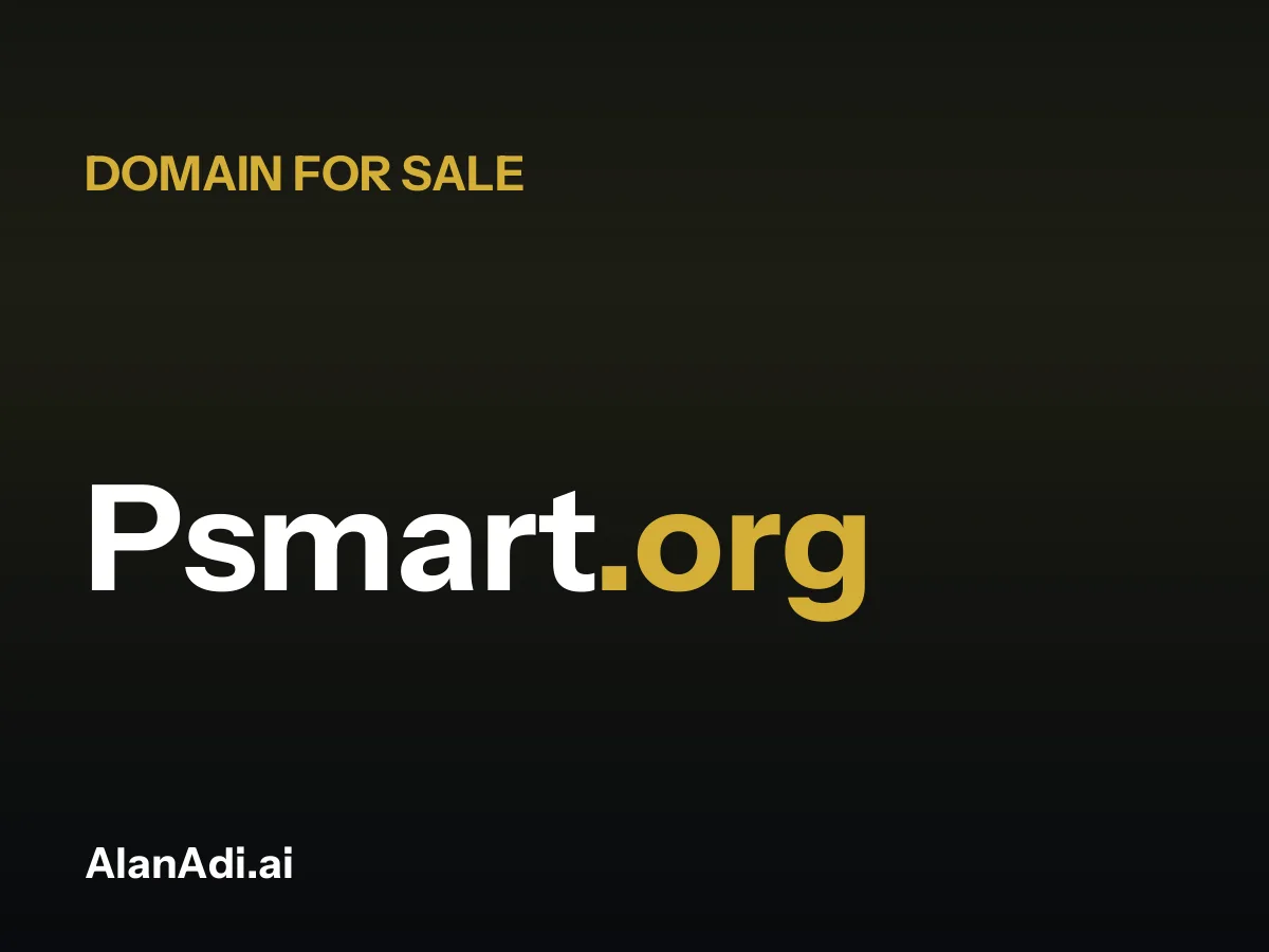 Psmart.org domain name for sale
