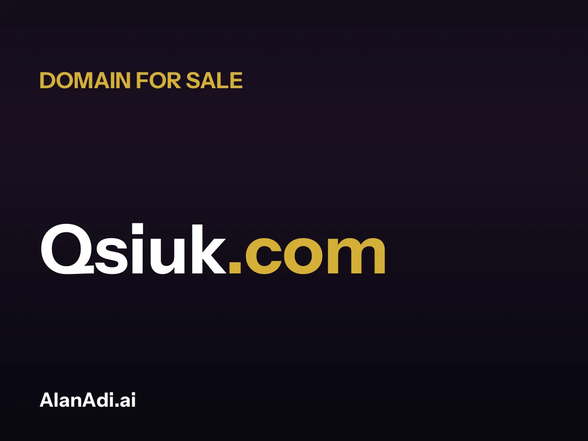 Qsiuk.com domain name for sale