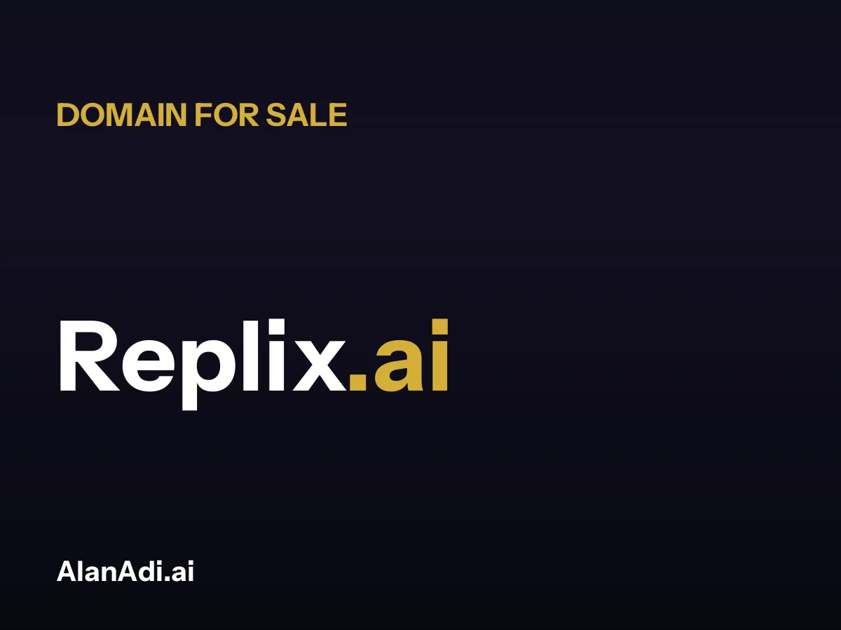 Replix.ai domain name for sale
