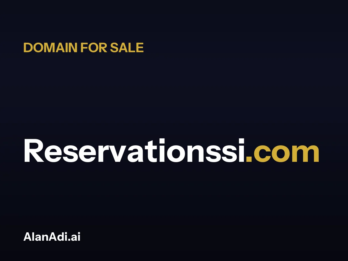 Reservationssi.com domain name for sale