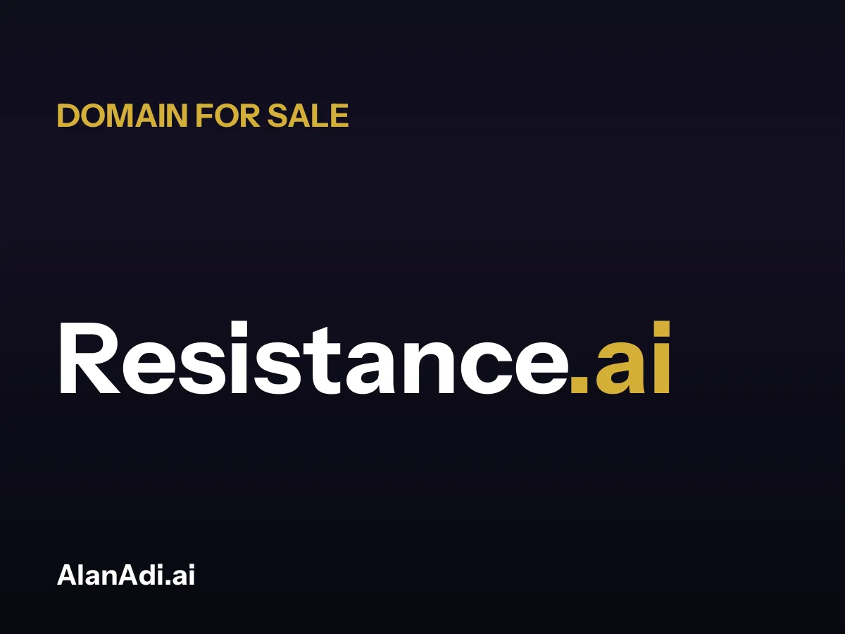 Resistance.ai domain name for sale