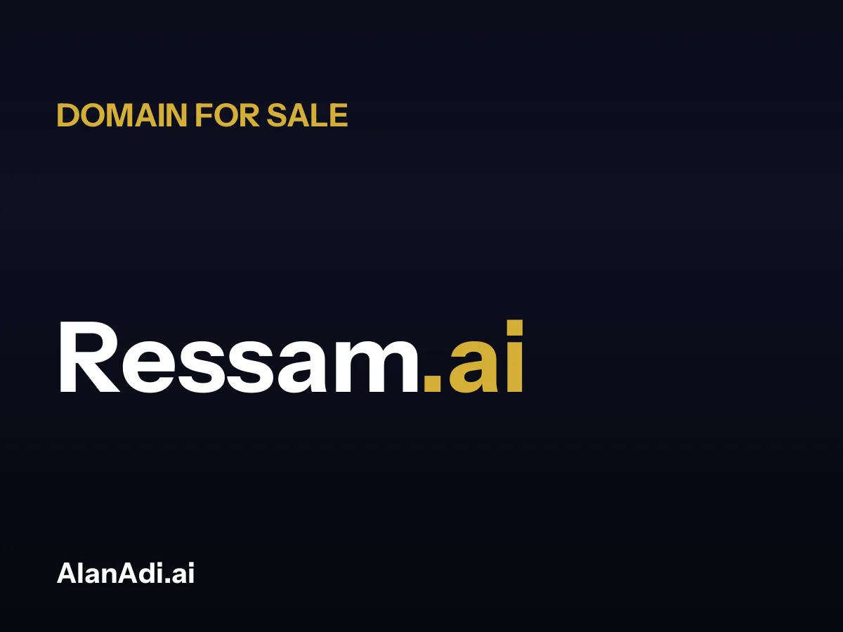 Ressam.ai domain name for sale