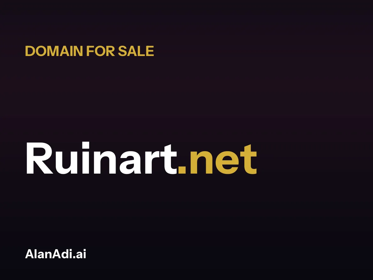 Ruinart.net for sale, ruin art domain name