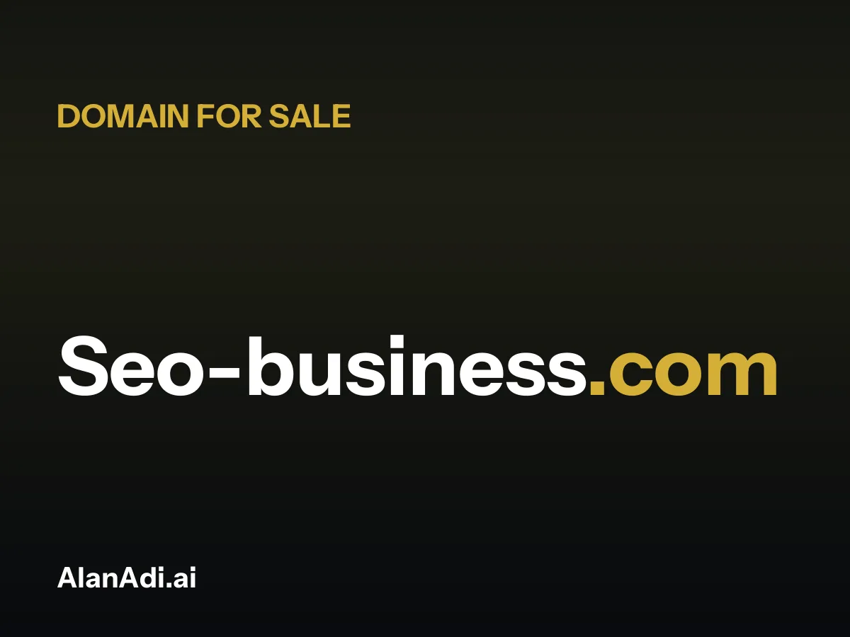 Seo-business.com for sale, seo business domain name