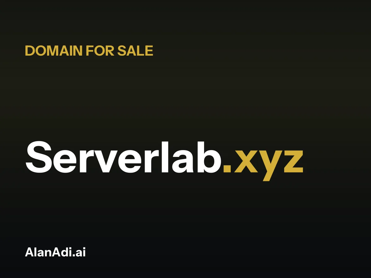 Serverlab.xyz for sale, server lab domain name