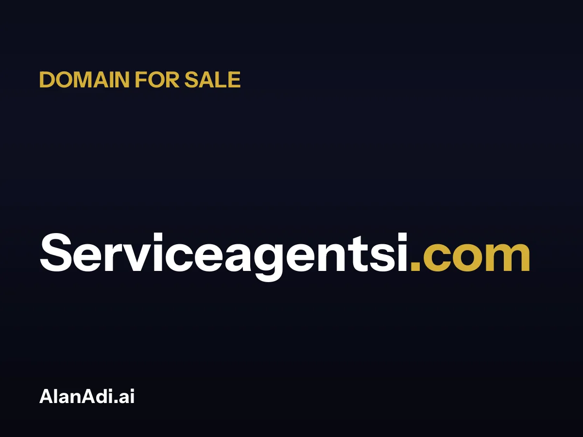 Serviceagentsi.com domain name for sale