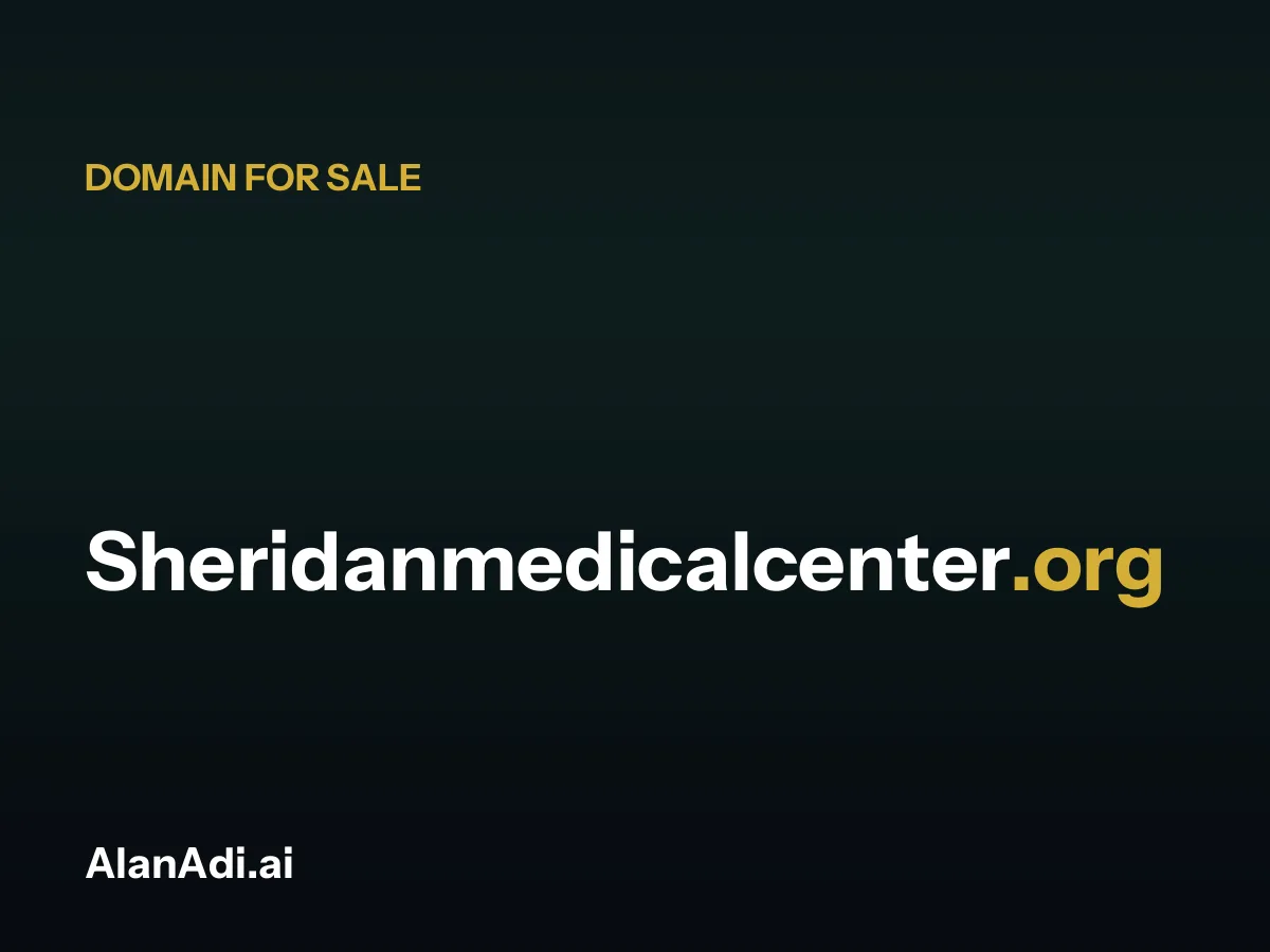 sheridan medical center — Sheridanmedicalcenter.org domain for sale