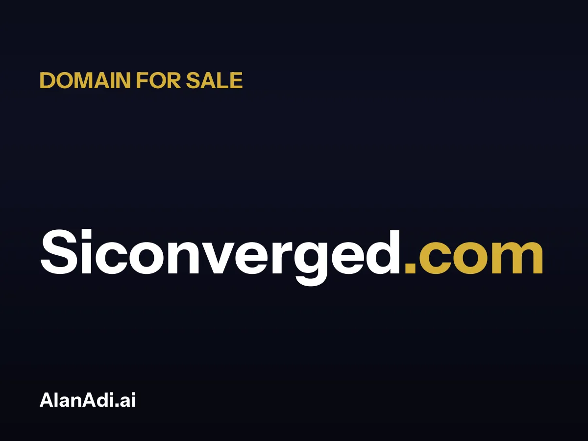 Siconverged.com domain name for sale